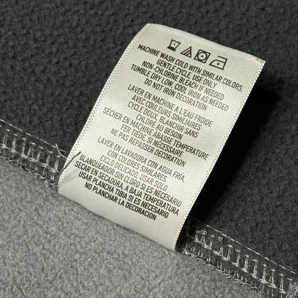 Spyder Women's Large Waffle Knit Fleece Lined Jacket Gray Pink Full Zip Hooded - Picture 14 of 14